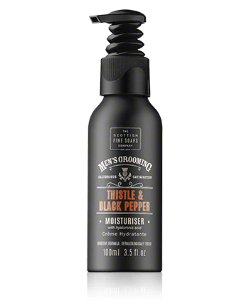 Scottish Fine Soaps Men's Grooming Thistle & Black Pepper Moisturiser 100ml