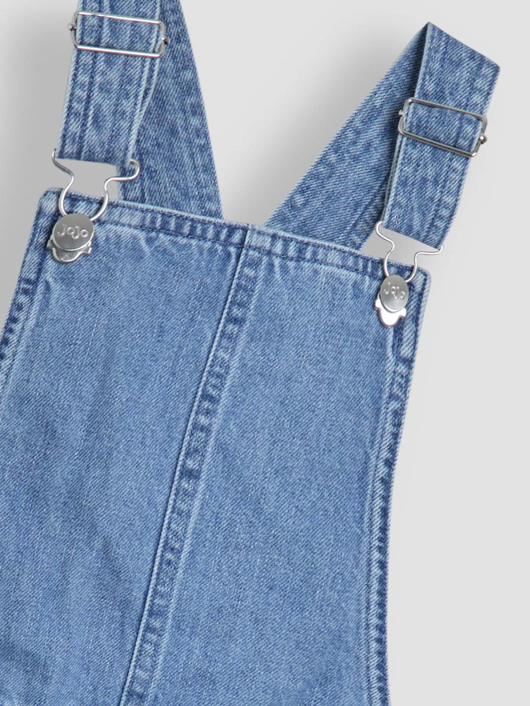 JoJo Maman Bébé Denim Short Dungarees