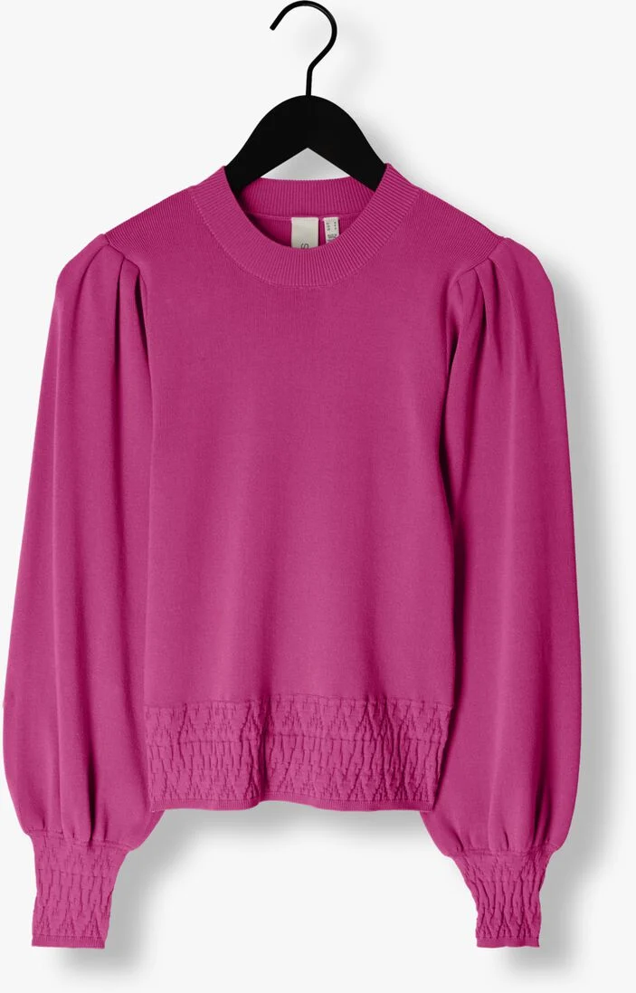Y.A.S. roze y.a.s. trui yasmocksta ls knit pullover s