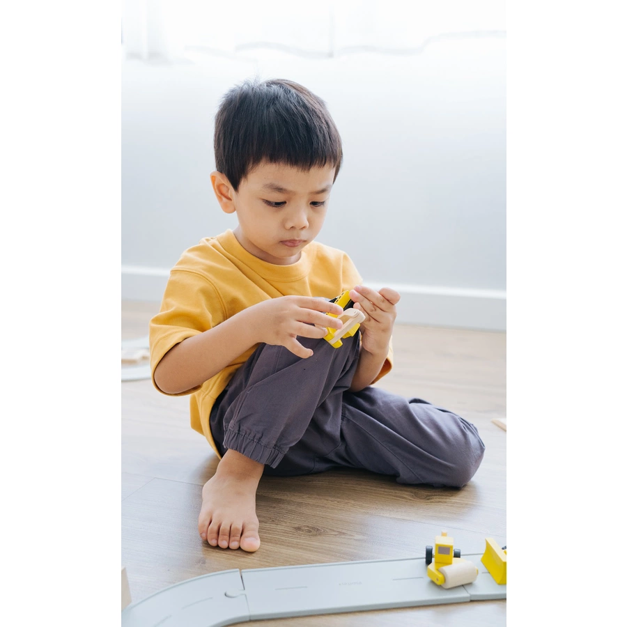 PlanToys Straßenbau-Set