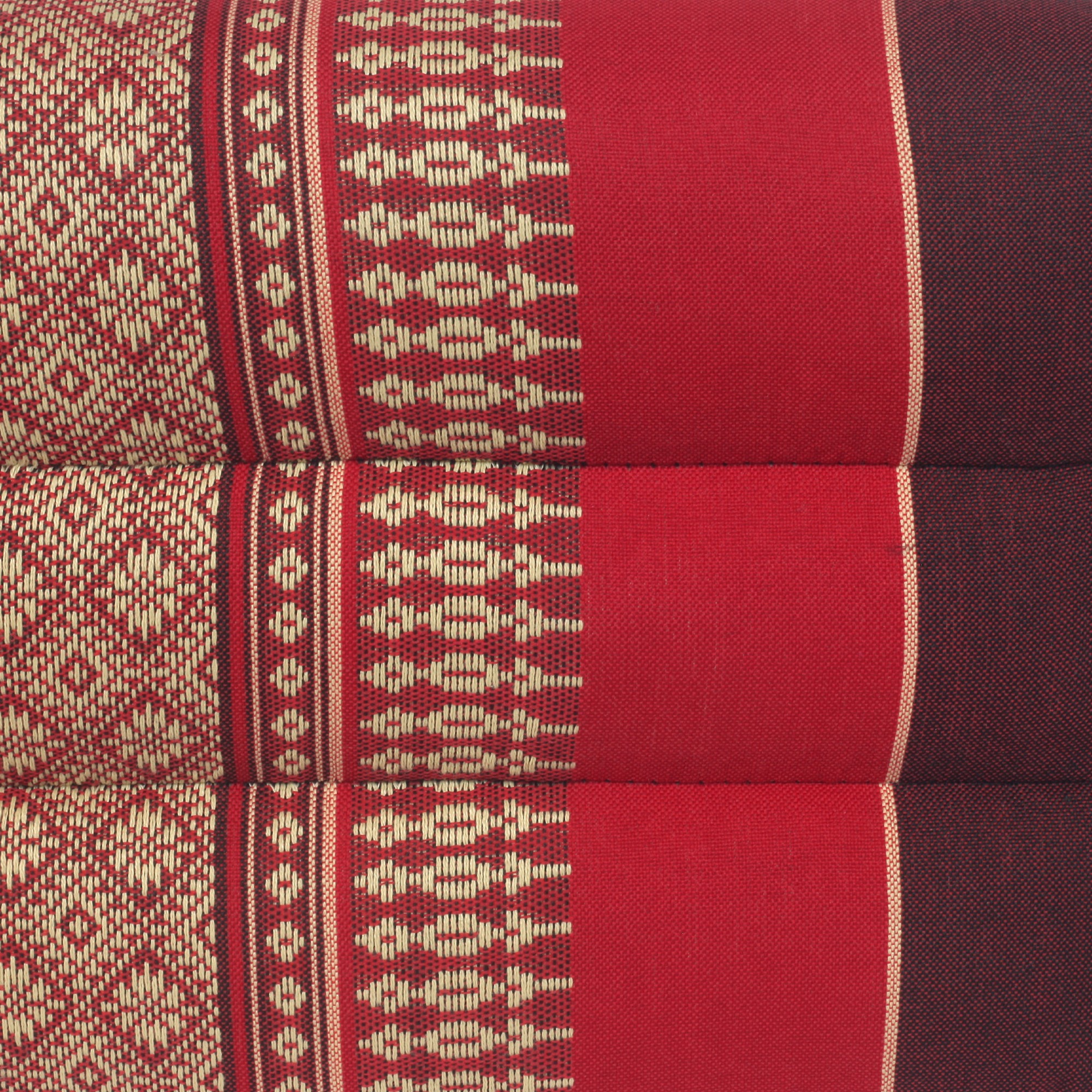 Yogakissen, burgund, rot, B 35 cm, H 15 cm, T 16,5 cm von fischer's lagerhaus