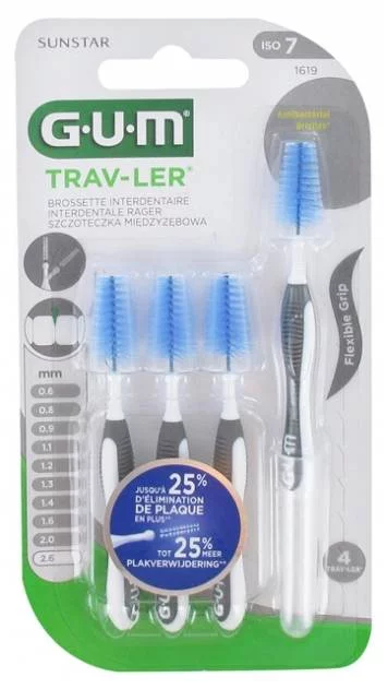 Brossette interdentaire GUM TRAV-LER 2,6 mm - 4 unités