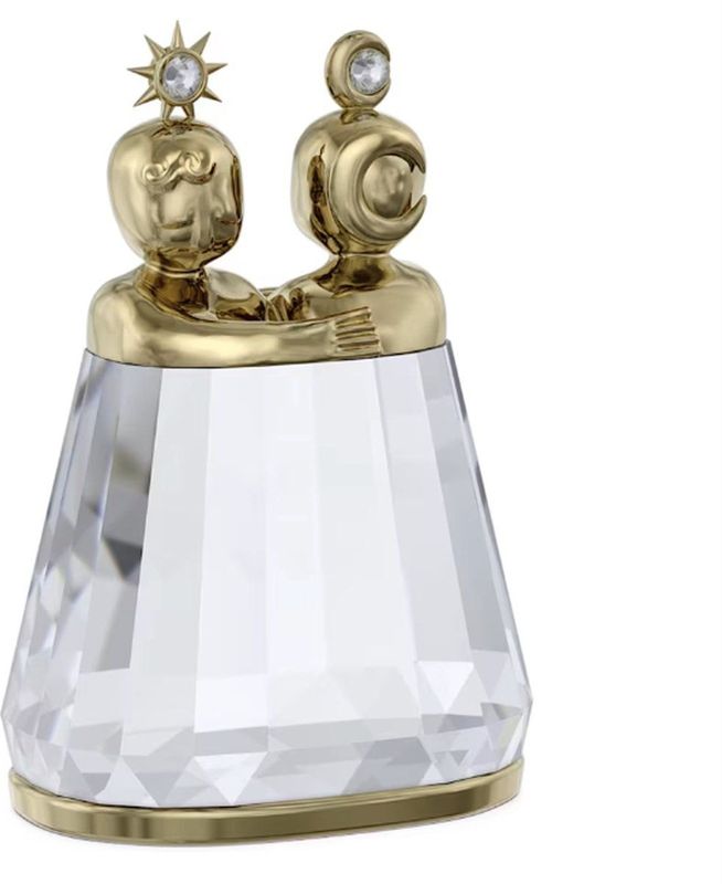 Swarovski - Zodiac Gemini - Decoratief Object - Goudkleurig - 4.2 x 2.8 x 1.9 cm