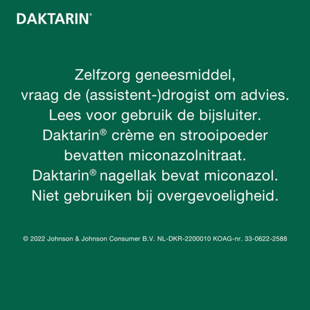 Daktarin Strooipoeder 20 gr
