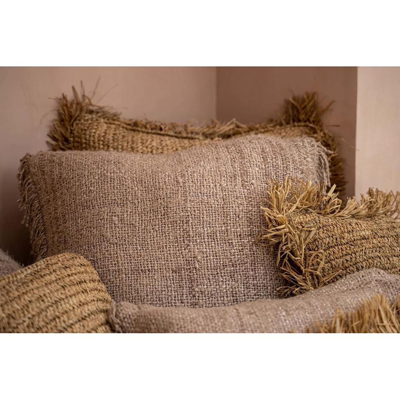 Bazar Bizar Housse de coussin Oh My Gee grise - 40x40 cm