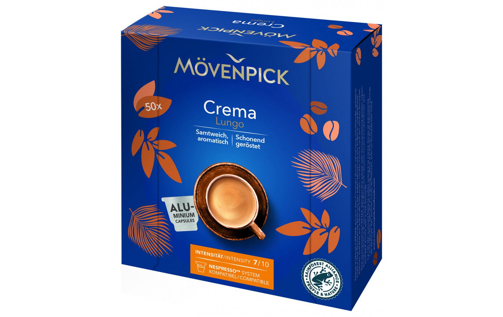 Kaffeekapseln Lungo Crema 50 StückKaffeekapseln für Nespresso Maschinen