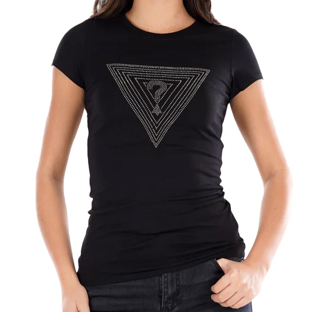 Guess T-shirt Noir Femme Guess Maze