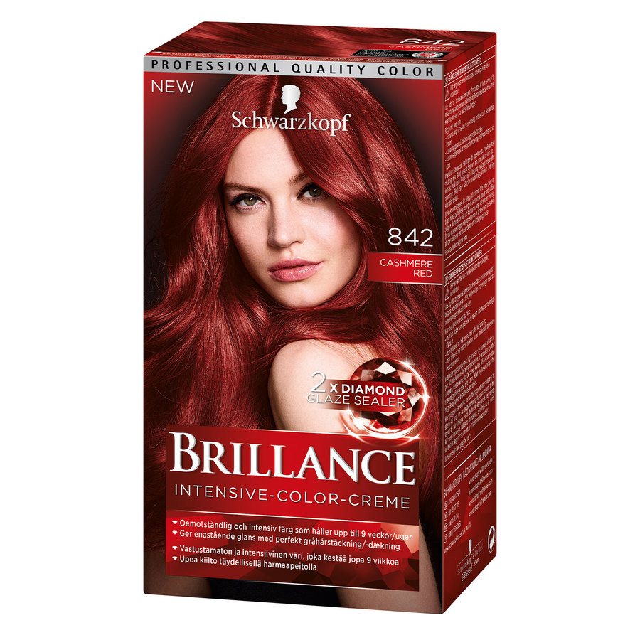 Schwarzkopf Brillance Intensive Color Creme 842 Cashmere Red