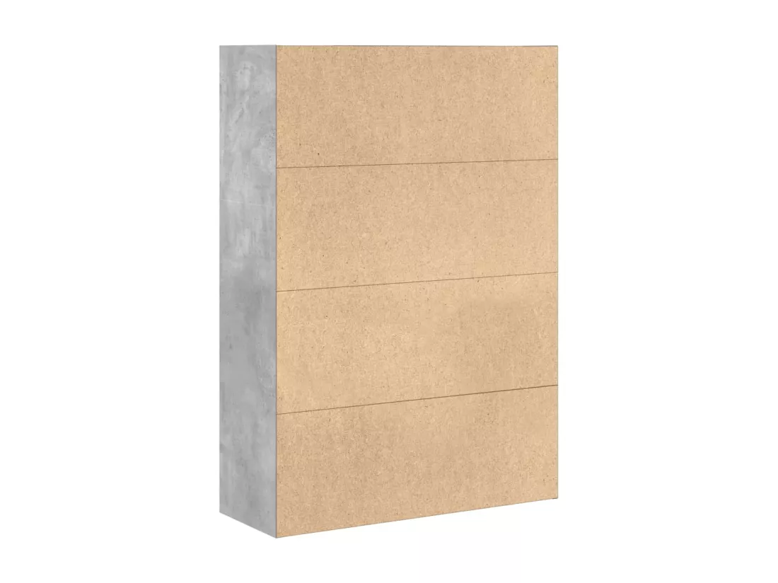 Bibliothèque sonoma gris 92x29x188 cm bois d'ingénierie