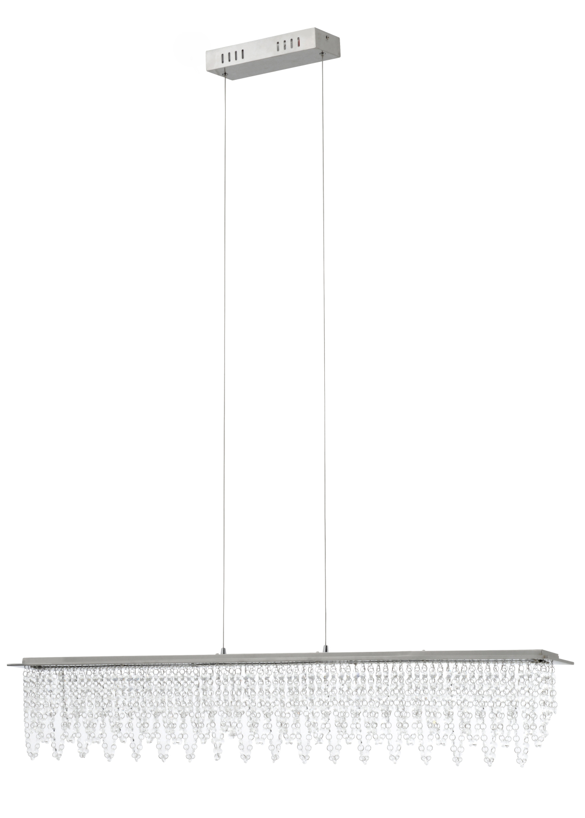 LED-Pendelleuchte DIAMOND - chrom - Kristallglas - dimmbar