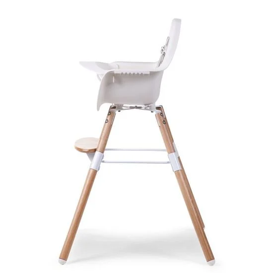 Chaise haute Evolu 2 + arceau   Naturel/Blanc        de               Childhome