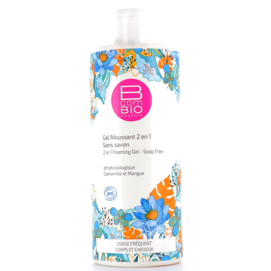 Gel douche 2en1 corps et cheveux B Com Bio