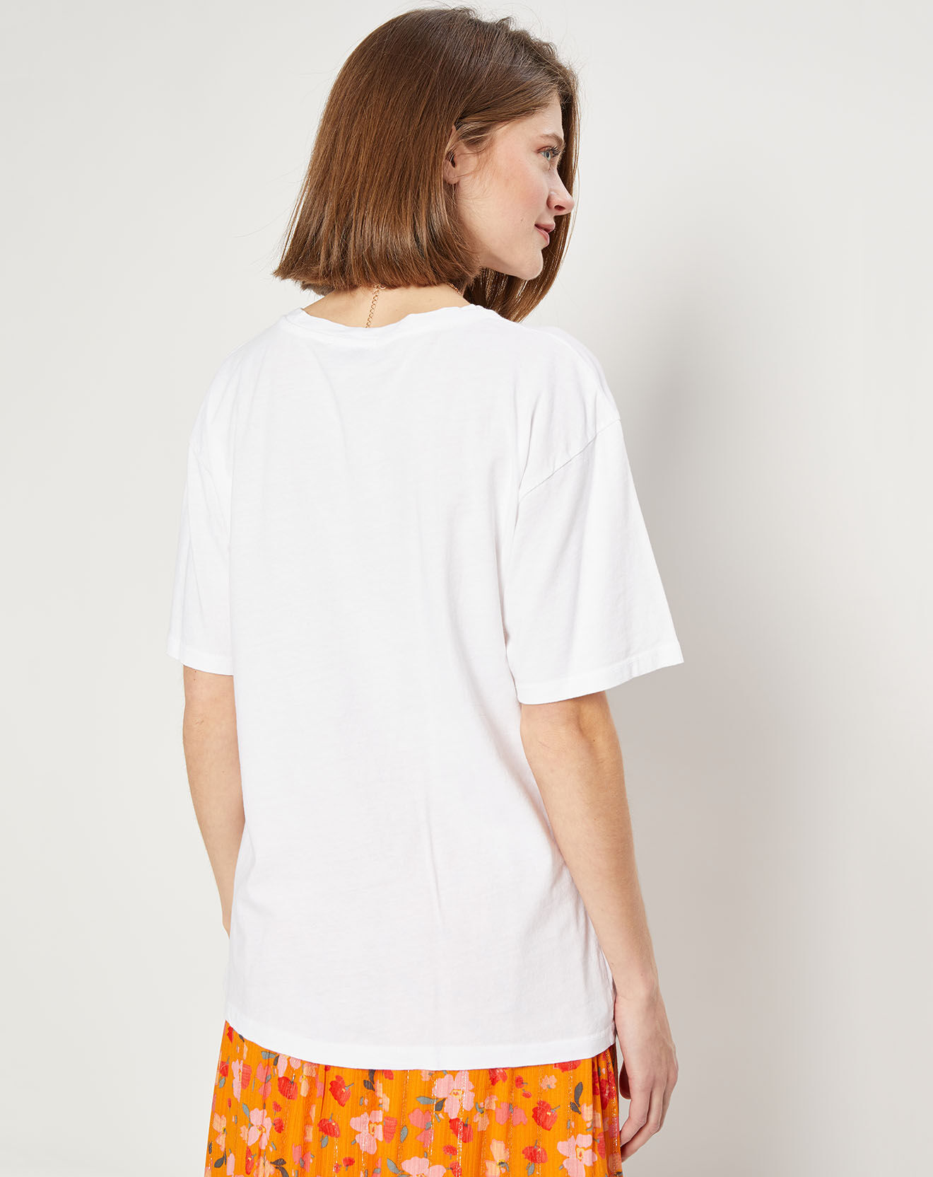 La Petite Etoile T-Shirt Love Is All blanc