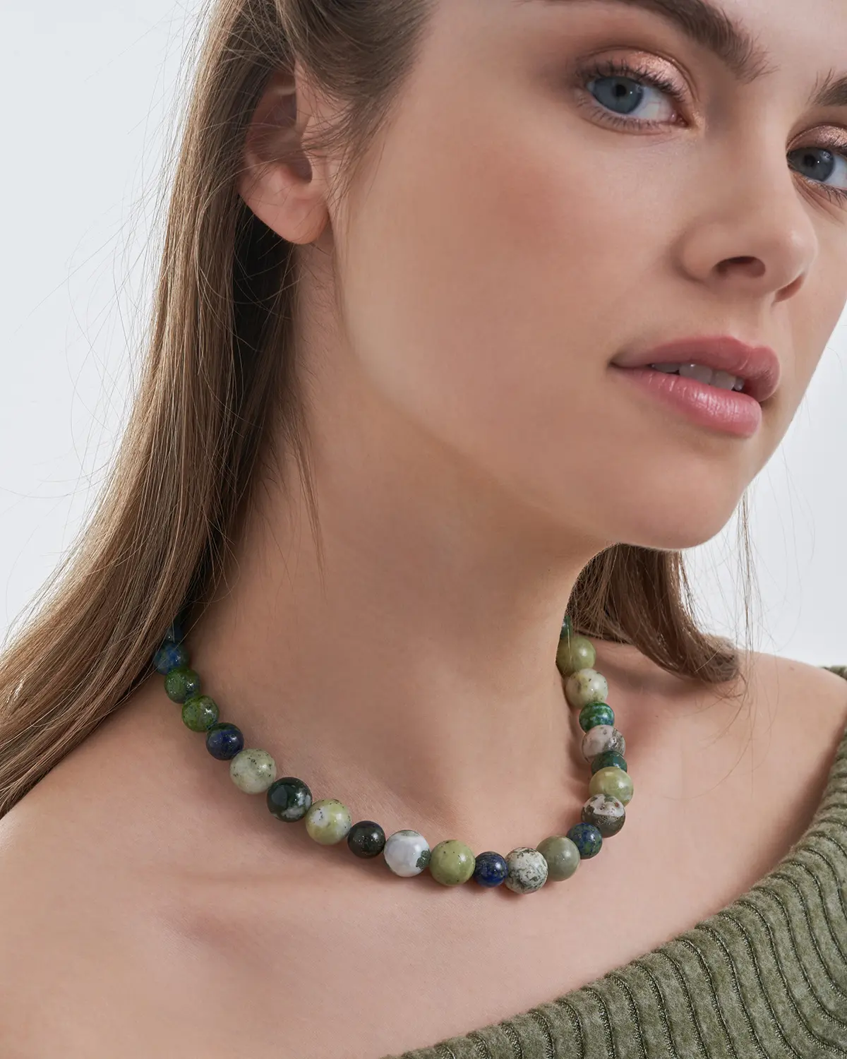 Kette - Green Agate