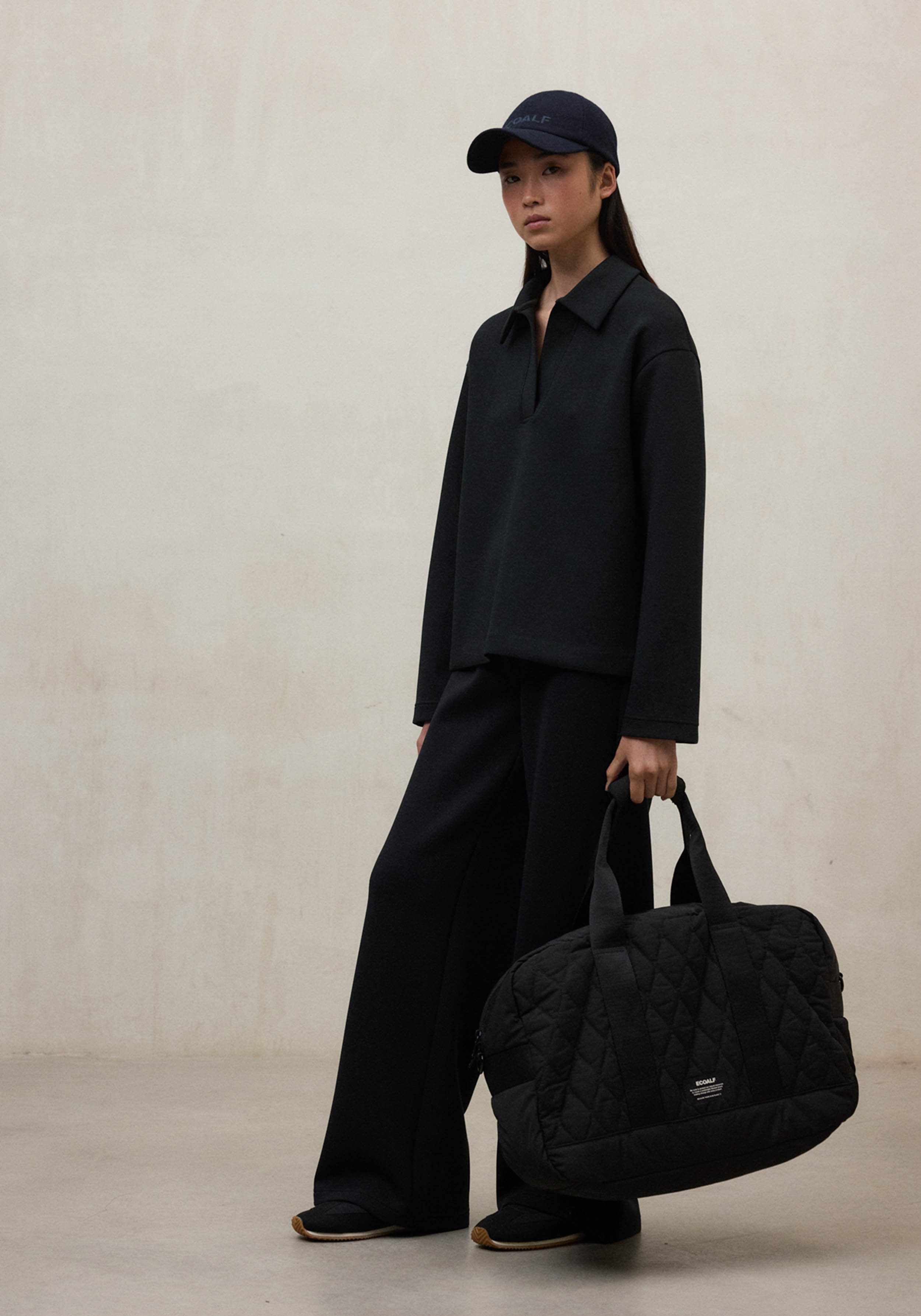 Ecoalf Duffle Bag Flock Black