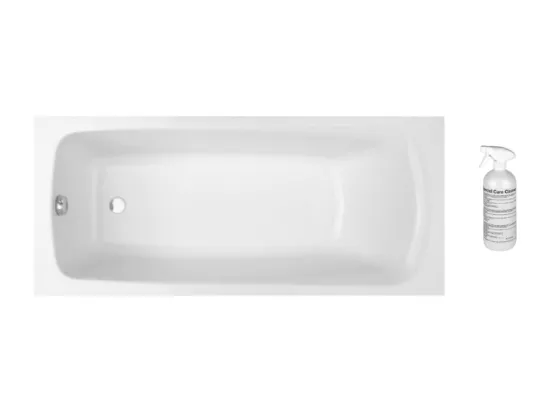 Baignoire droite 170 X 75 JACOB DELAFON Brive en acrylique renforcé + nettoyant