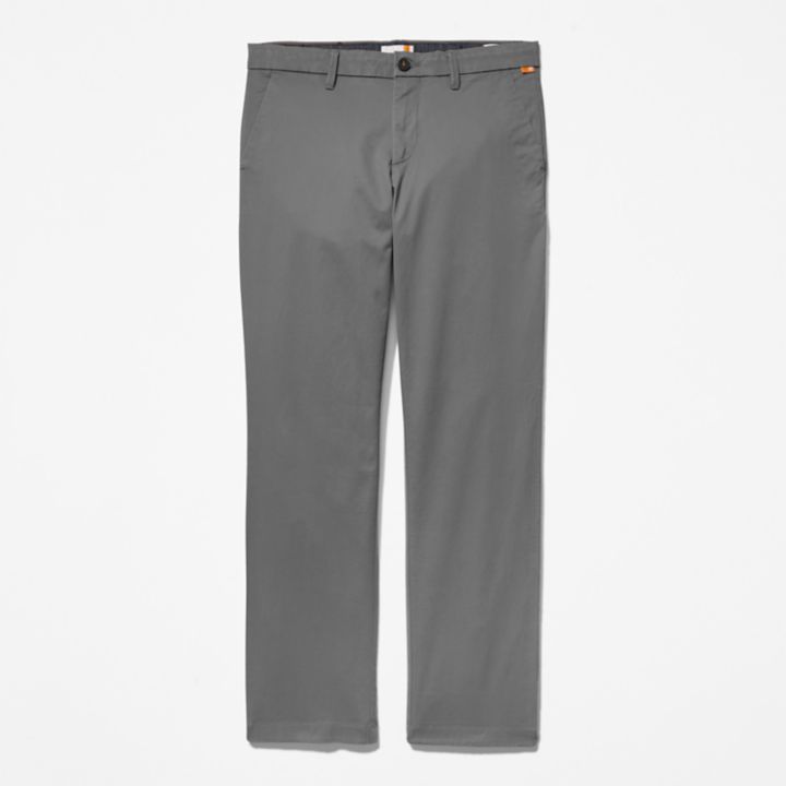 Calça chino Squam Lake Stretch para homem, na cor cinza.