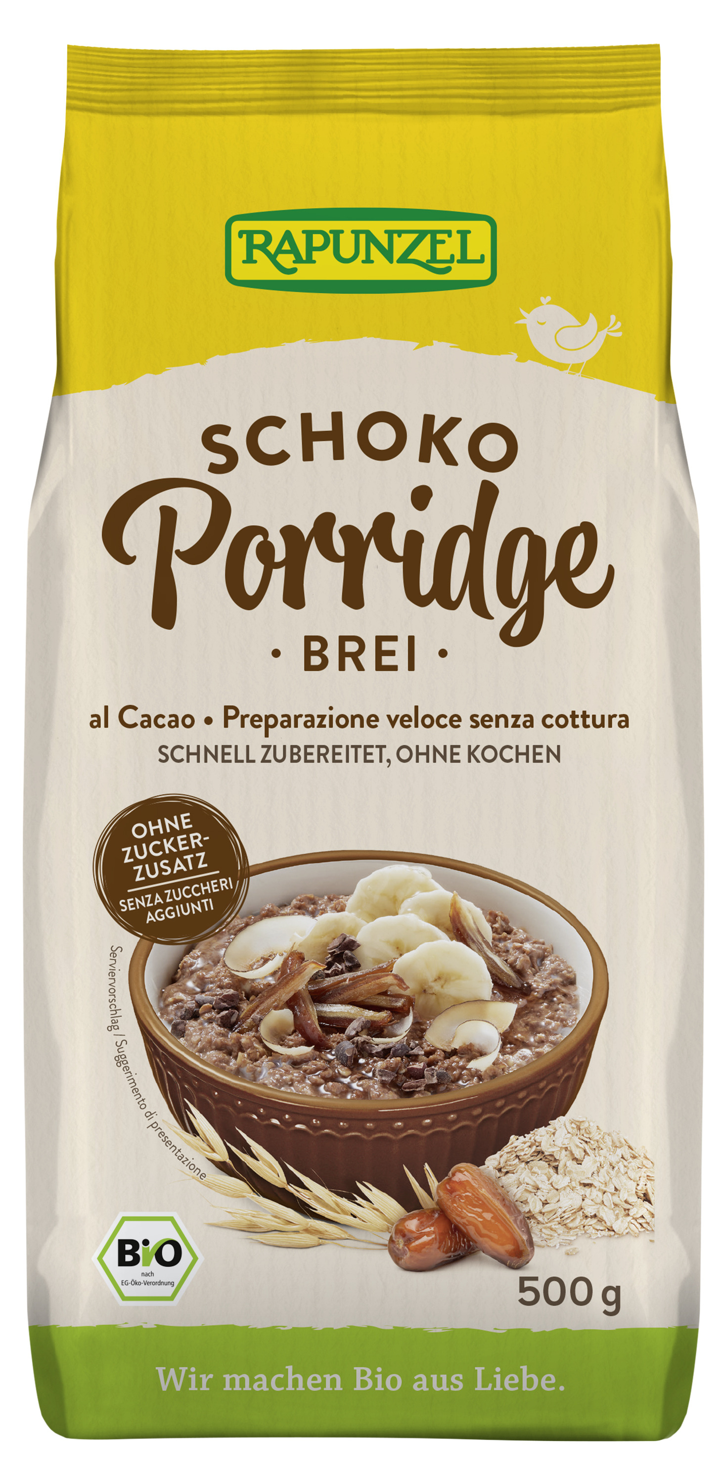 Porridge Kakao Banane bio (500g)
