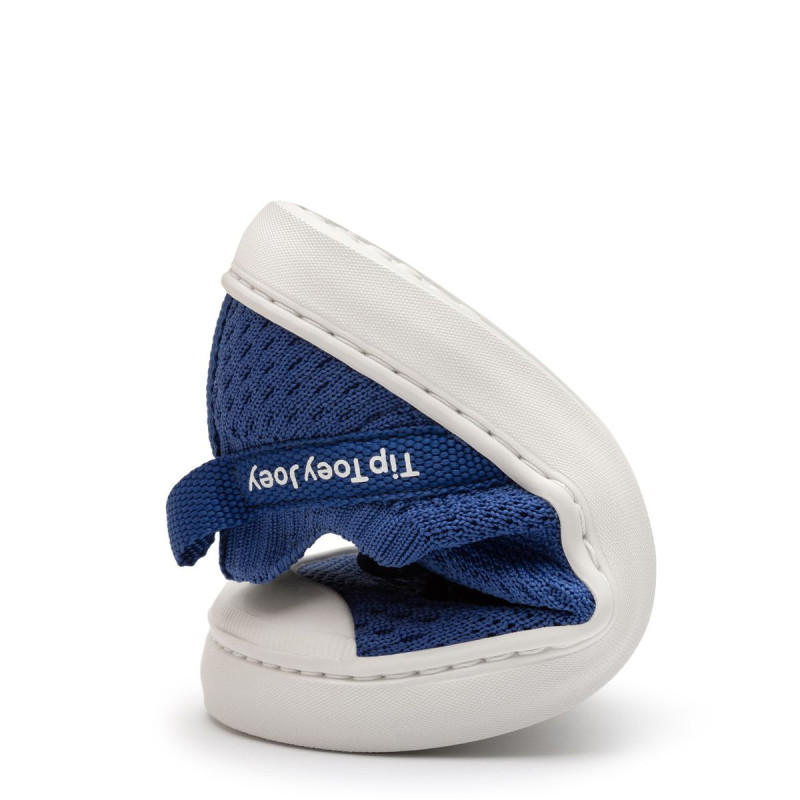Tip Toey Joey Tip Toey Joey Kidos Sneakers Easy Columbia Knit Deep Ocean