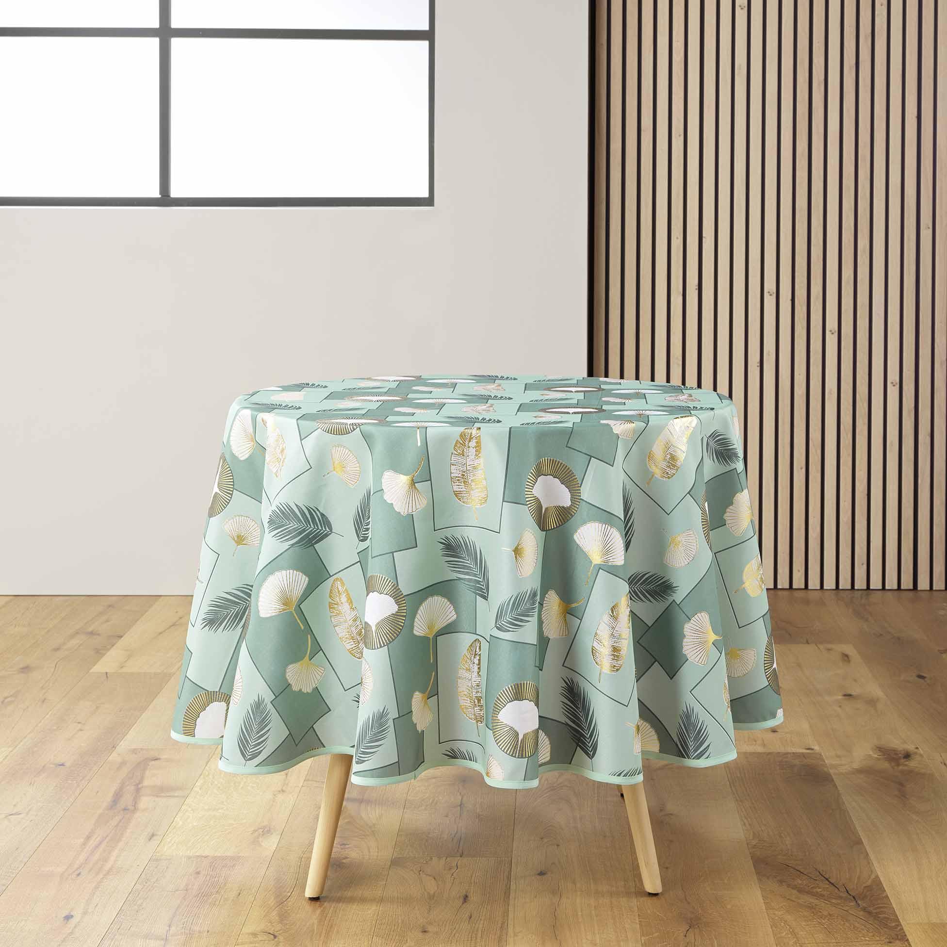 NAPPE RONDE D.180CM IMPRIME METALLISE NATANE SAUGE