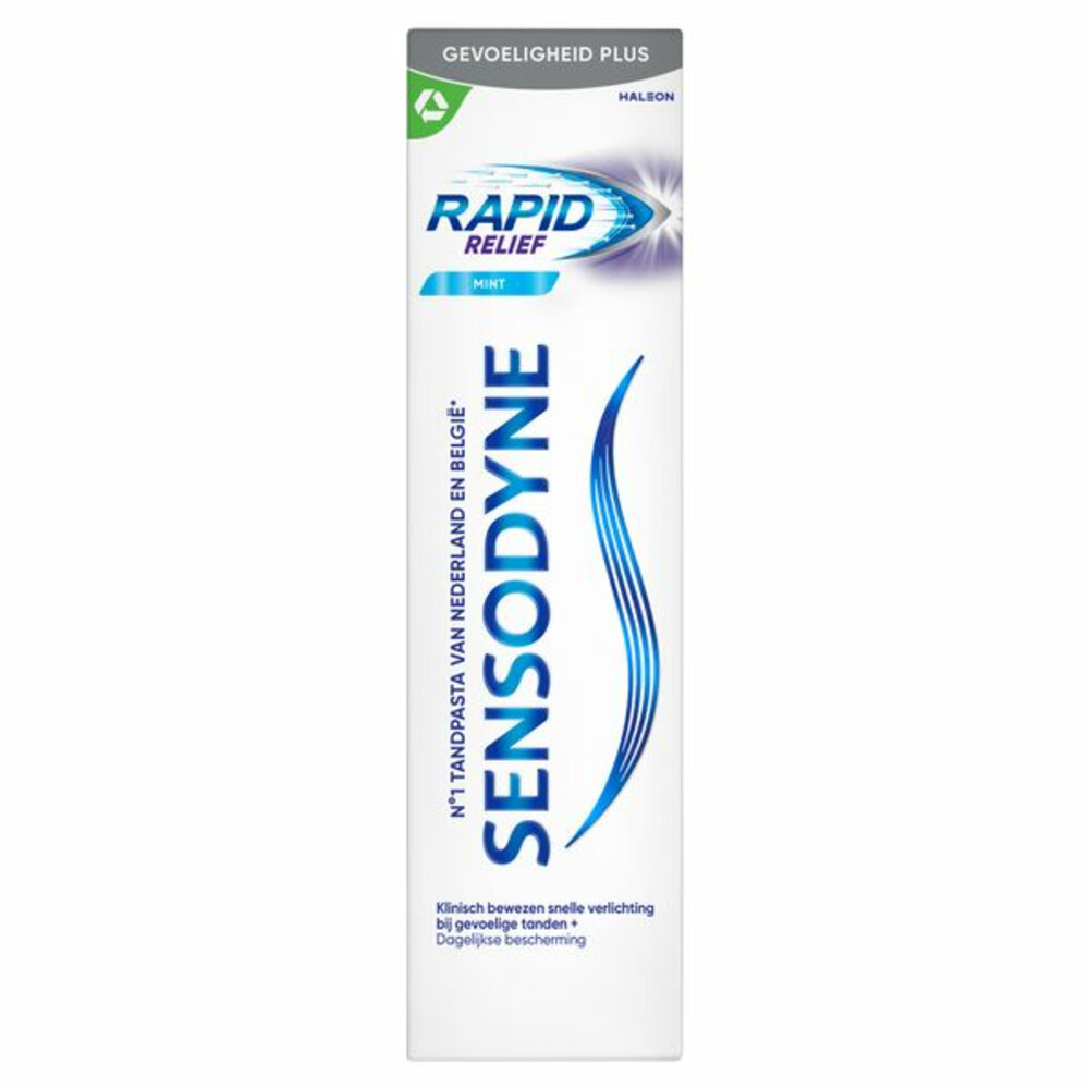 6x Sensodyne Tandpasta Rapid Relief Mint75 ml