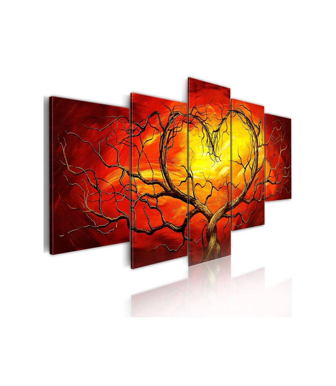 Paris Prix - Tableau Imprimé coeur Brûlant 100x200cm