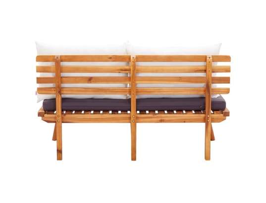 LES TENDANCES - Salon extérieur Salon de jardin-blanc-3 places-60x65x65-409762