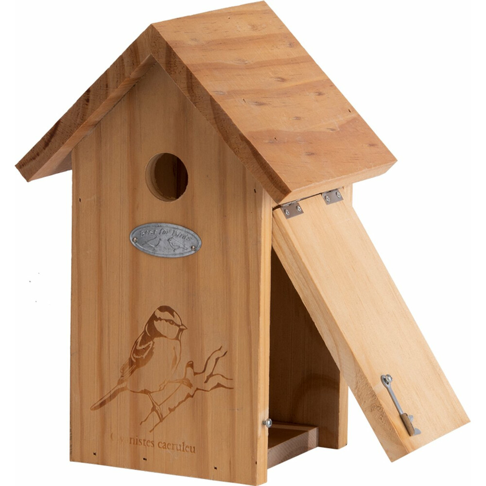 Esschert Design Nestkast Pimpelmees Silhouet Naturel
