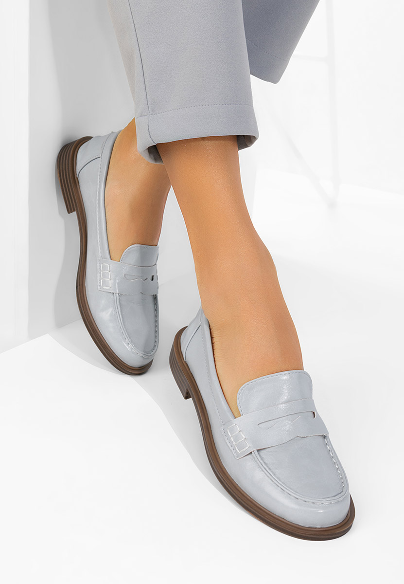 Mocassins femme bleus Zayrie
