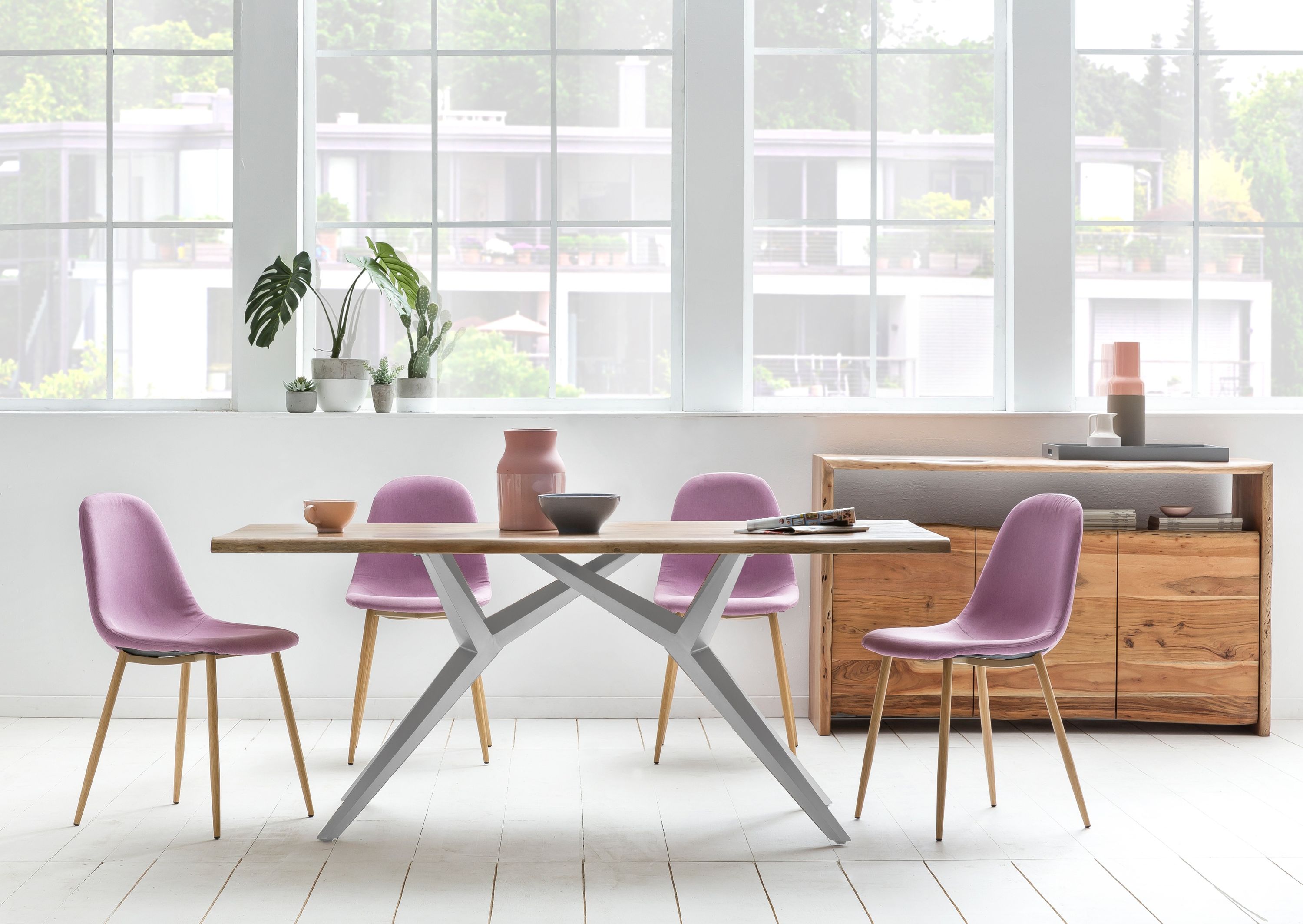 Tischplatte 200x100 Wildeiche Esstisch Schreibtisch DIY Esszimmer Küche Tisch