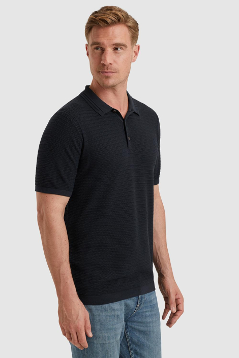 Vanguard blauwe heren polo