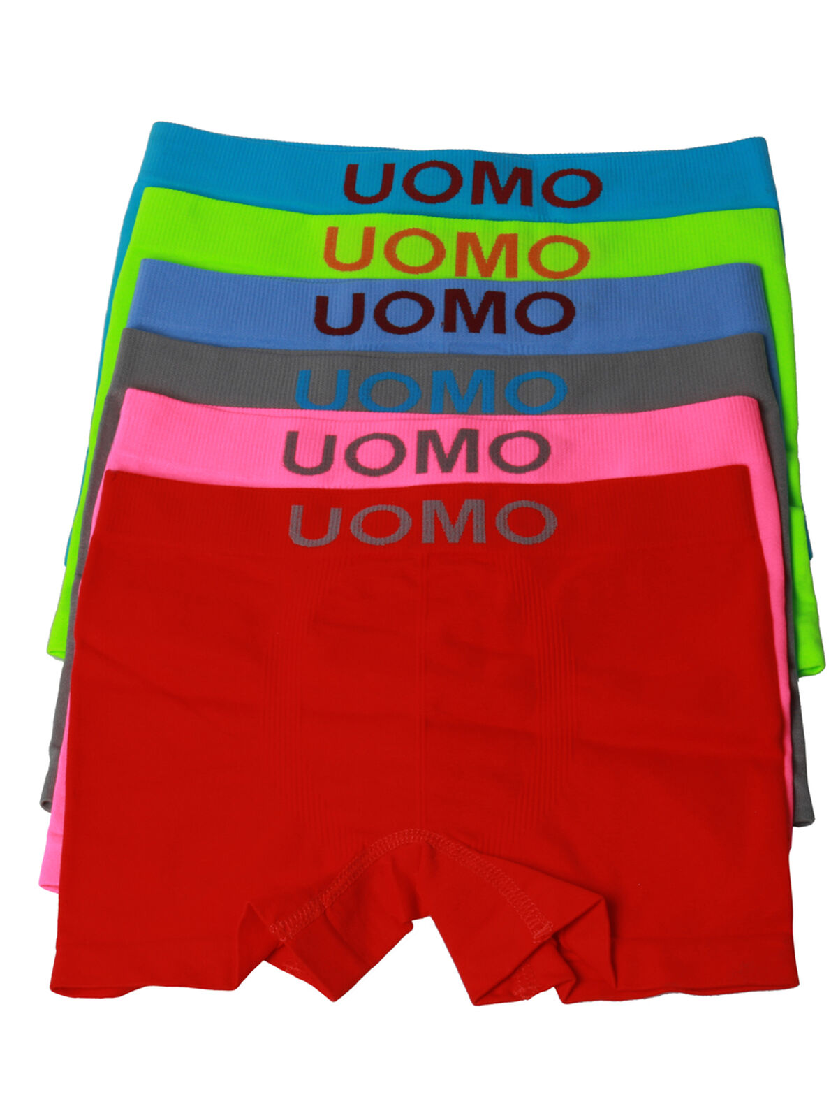 Lot de 6 boxers enfant Dominique- Multicolore