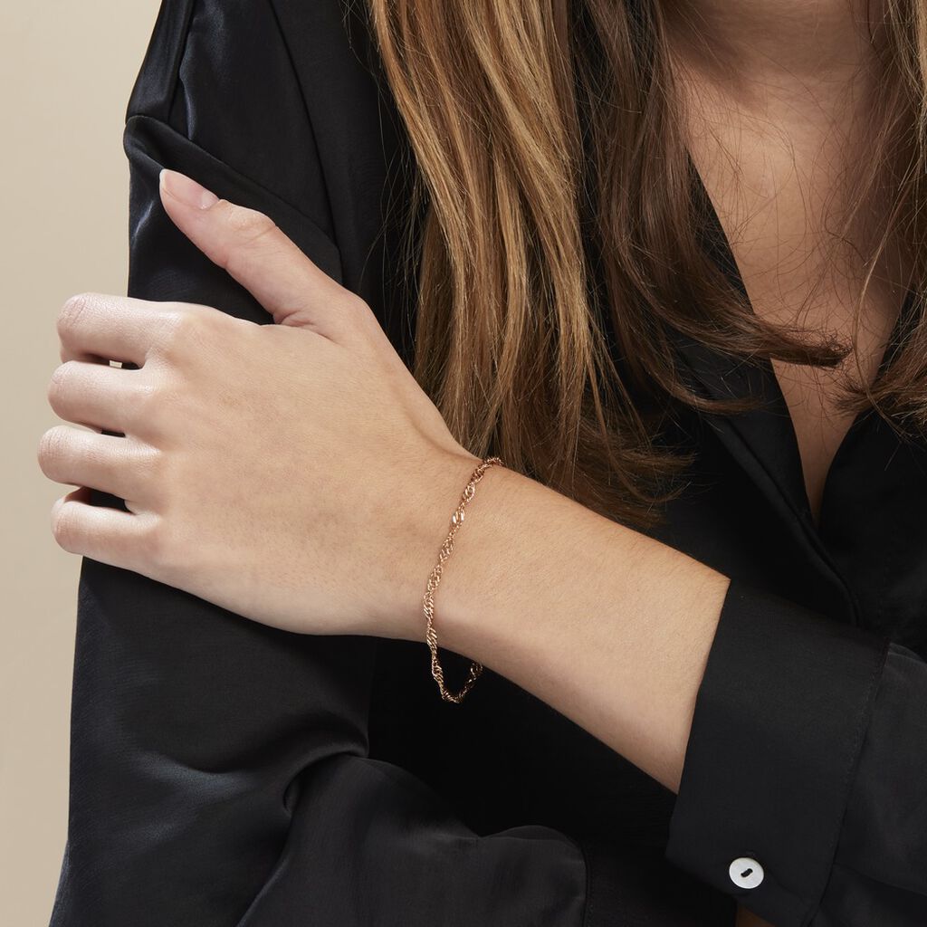 Bracelet Plaqué Or Jaune Leanora