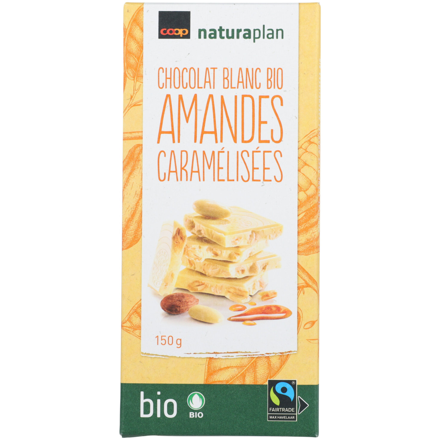 Naturaplan Bio Tafelschokolade weiss Mandeln