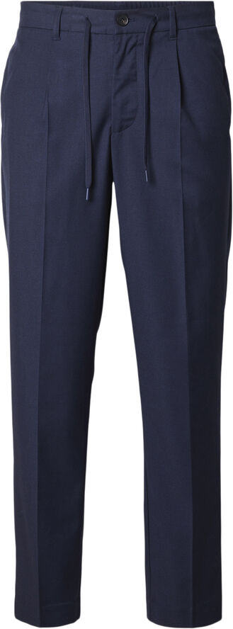 Selected Homme SLH190-REG TAPERED LEROY PLEAT PANT Sky captain