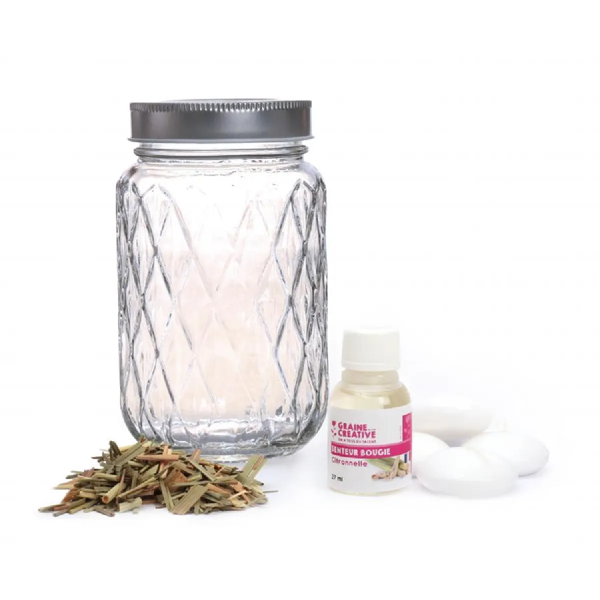 Graines Créatives Kit DIY Diffuseur Citronnelle