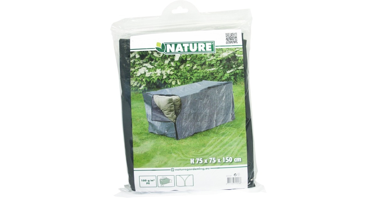 NatureTuinmeubelafdekhoes voor loungekussens (verschillende vormen) afdekking  (Grijs, 6031607)