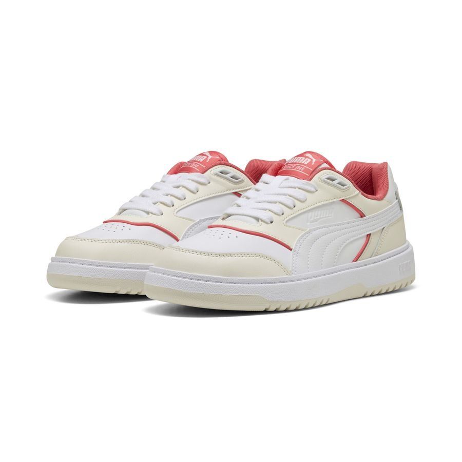 PUMA Doublecourt Chaussures - Blanc/Rouge