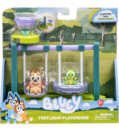 Bluey Spielset - Turtleboy Spielplatz m. Bingo und Turtleboy Fig