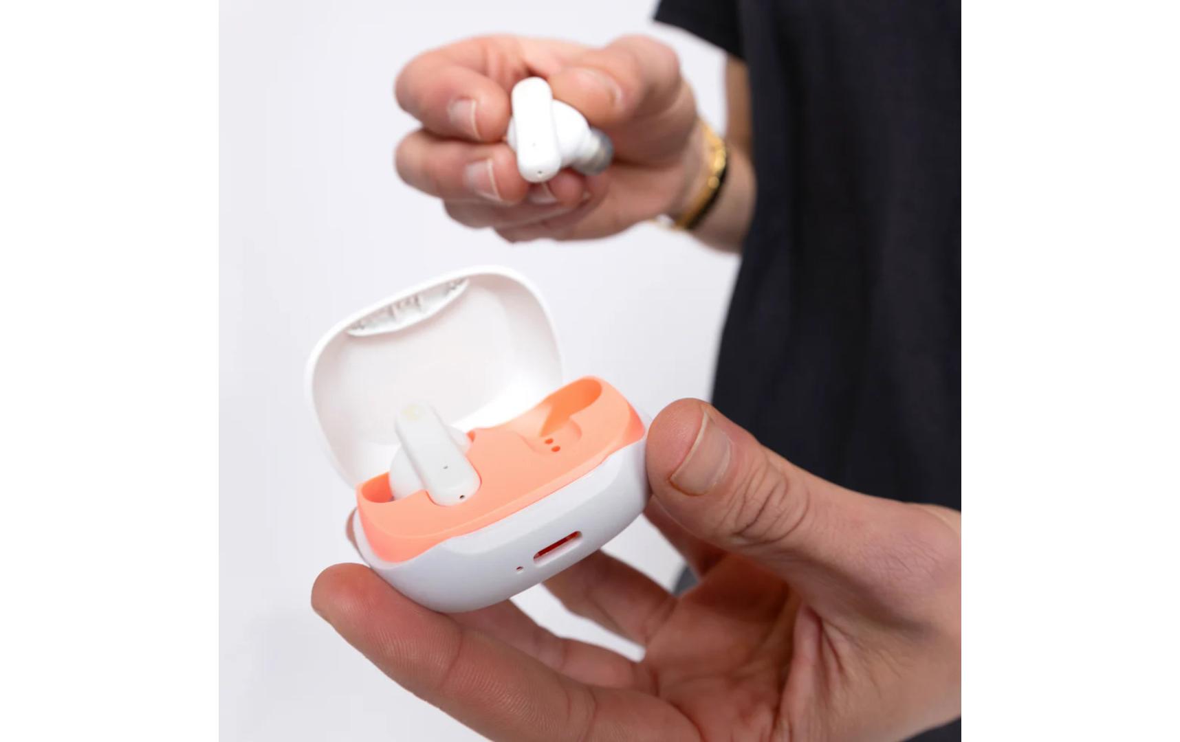 True Wireless In-Ear-Kopfhörer Smokin Buds WeissKompakte True-Wireless-Earbuds