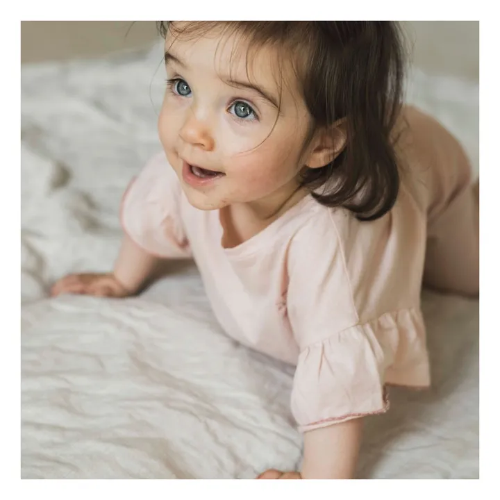 Jenest T-Shirt Volants Flutter | Rose pâle