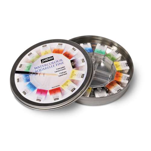 pébéo feine Aquarellfarbe im Metallkasten