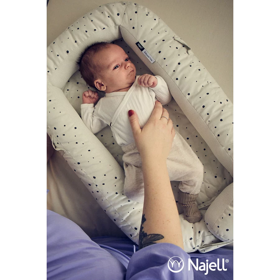 Najell Babynest Tulip Dot White