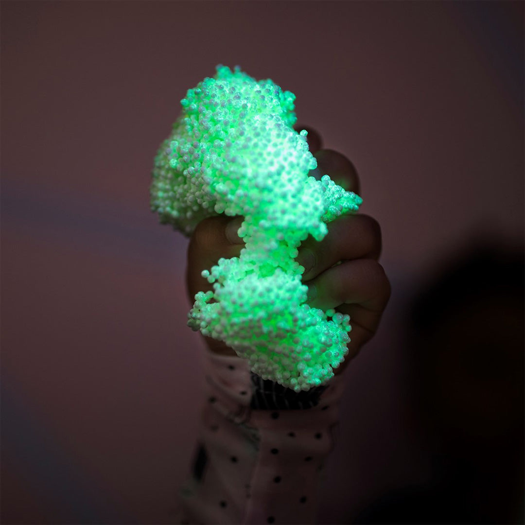 learning resources playfoam - glow in the dark - 8 kleuren