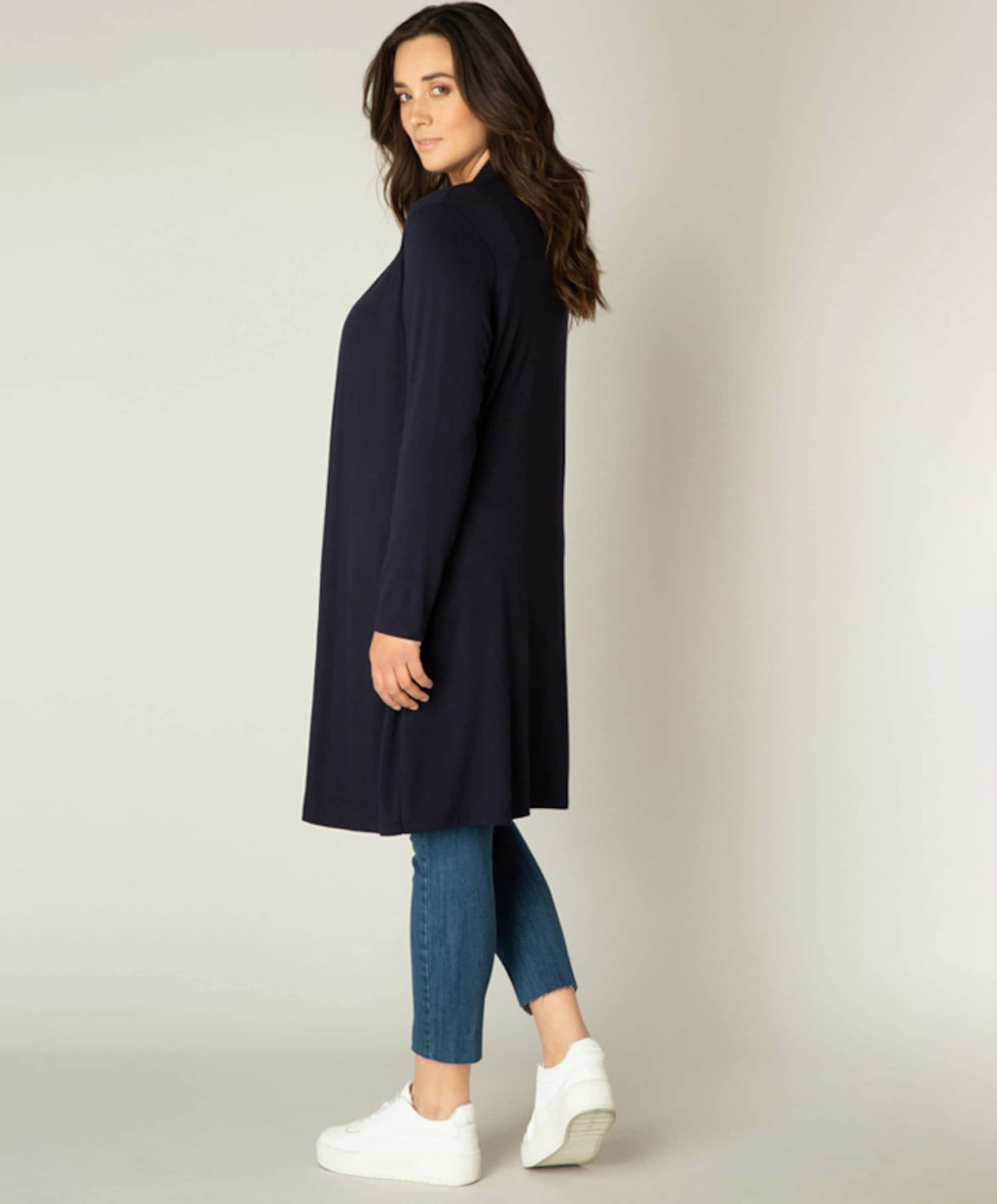 Base Level Curvy Dames vest blauw