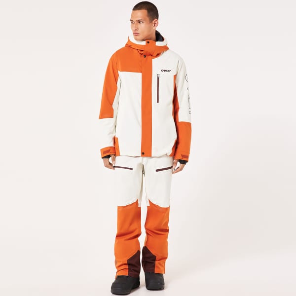 Veste de ski OAKLEY TNP TBT INSULATED JKT ARCTIC WHITE / GINGER