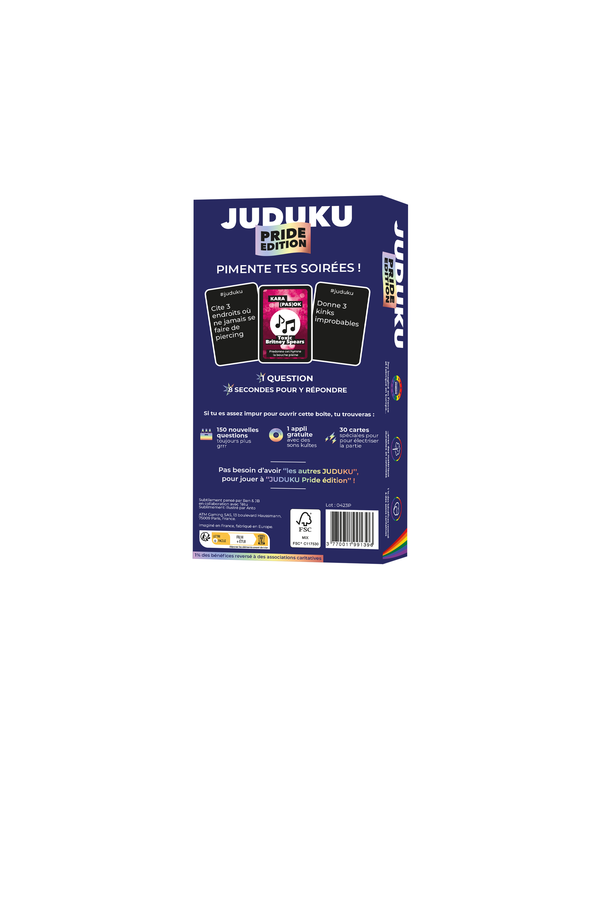 BLACKROCK GAMES Jeu de cartes JUDUKU PRIDE EDITION Multicolore