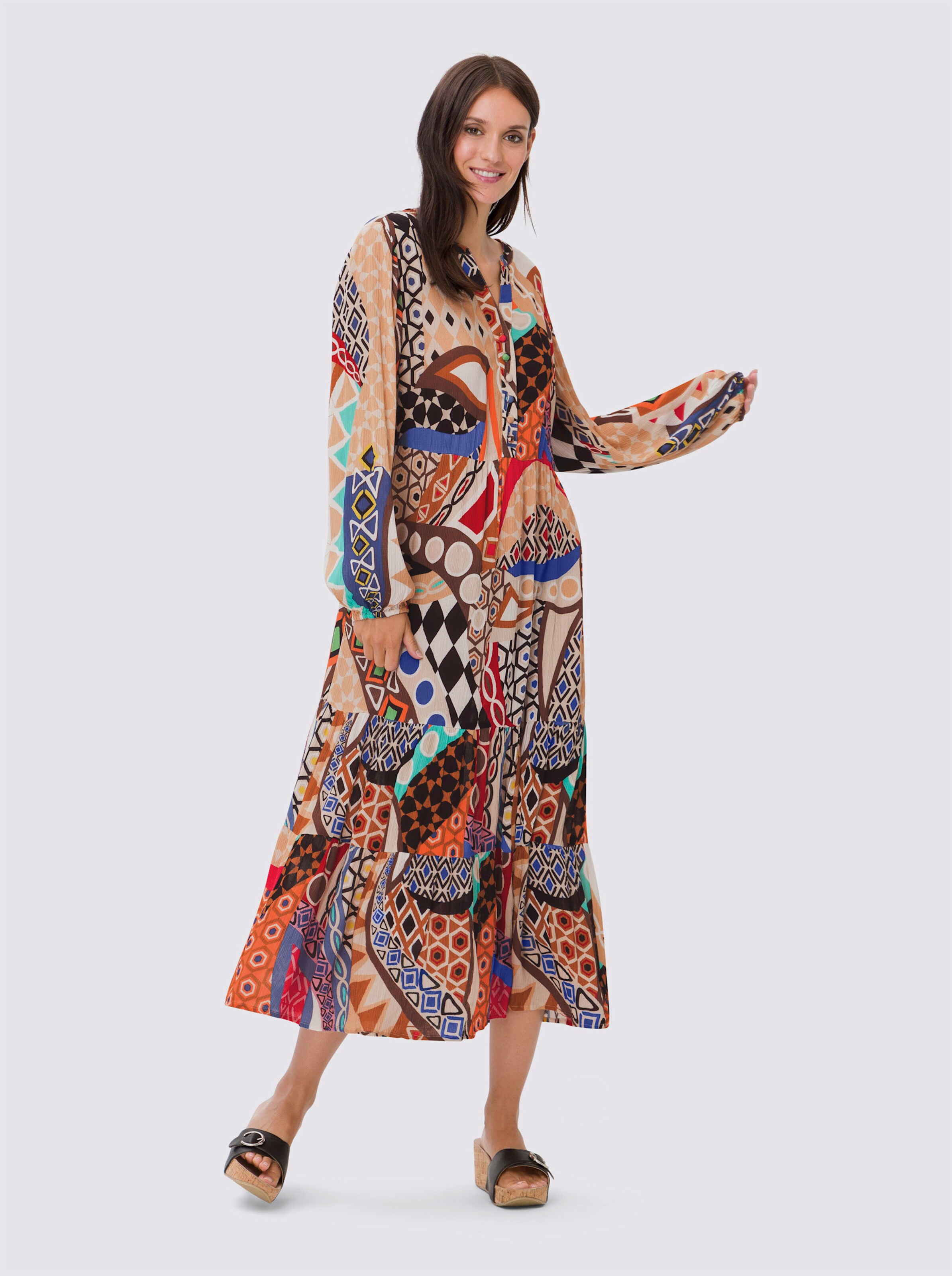 Druck-Kleid