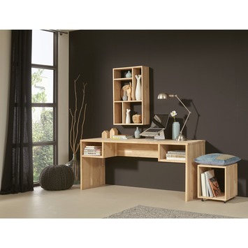 CanDo massief werkblad eiken 200x80 cm 26 mm