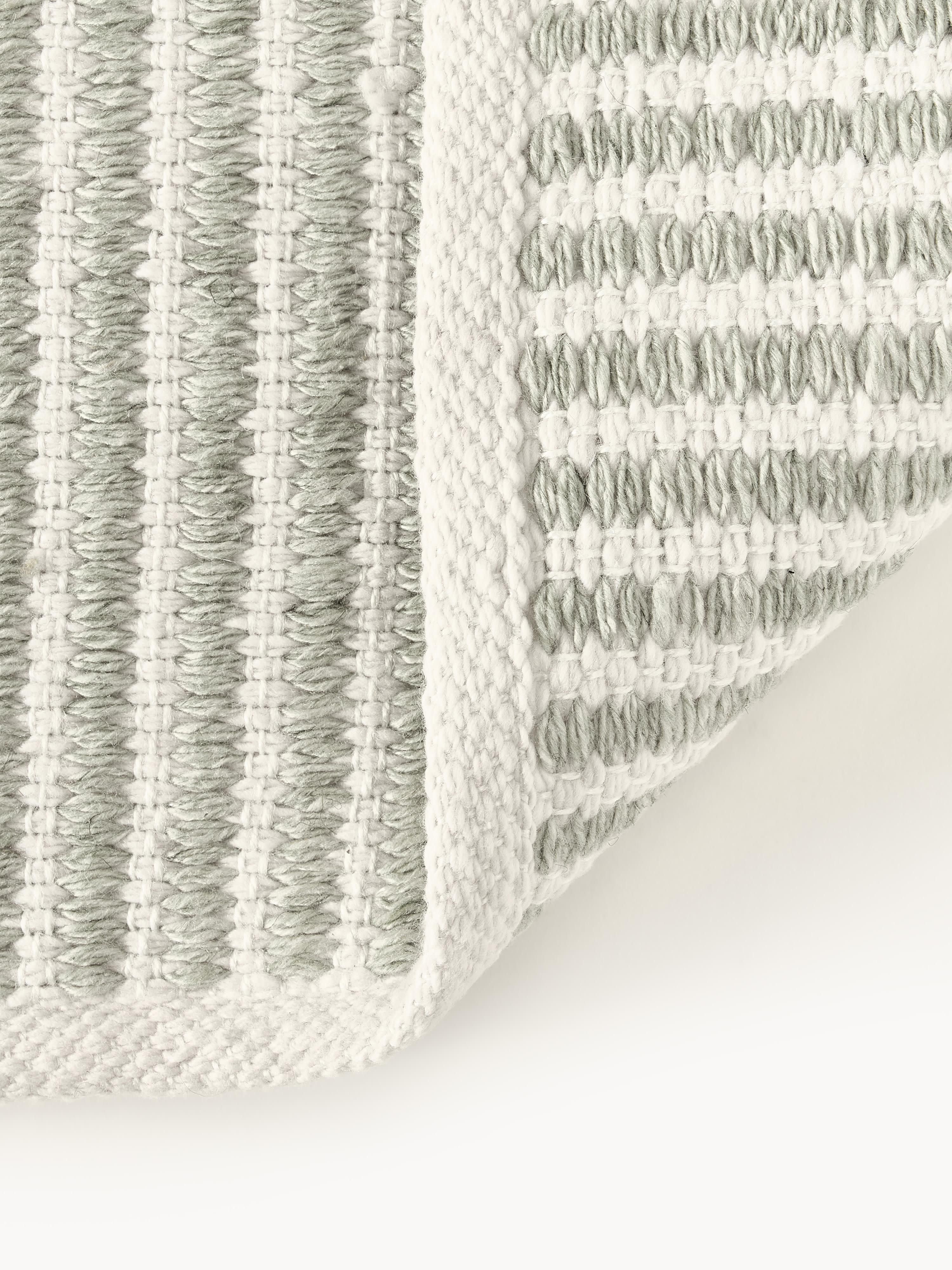 Gestreepte outdoor loper Turner, handgeweven